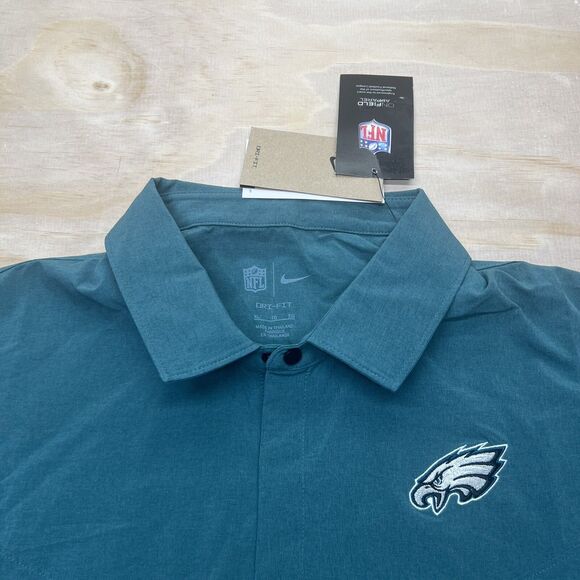 NEW XL Philadelphia Eagles Nike Sideline Lockup Performance Polo Shirt - Picture 6 of 13